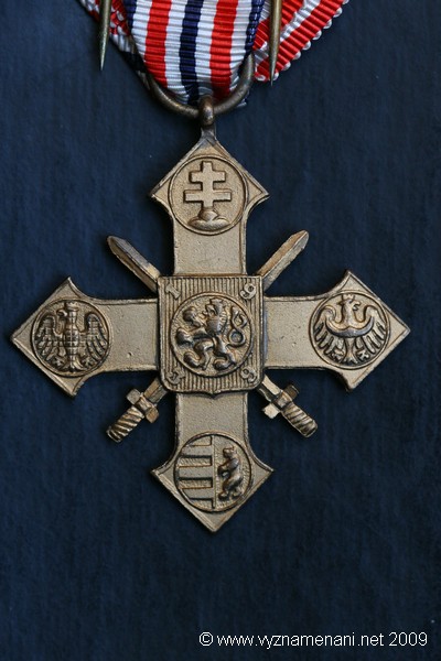 Československý válečný kříž 1939 varianta D