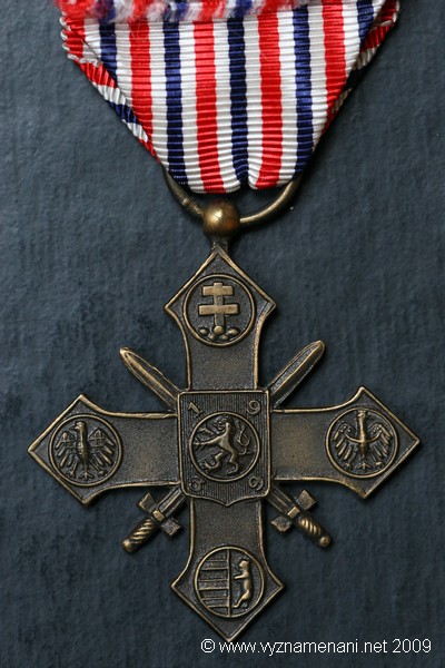 Československý válečný kříž 1939 pražské vydání 1945-1946